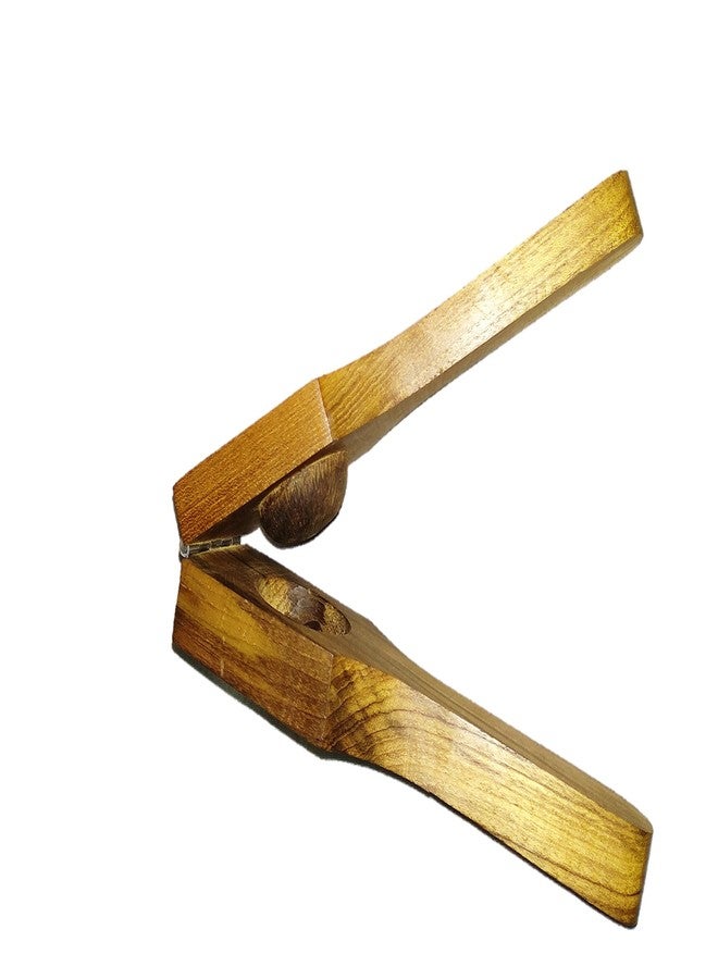 ARMAN SPOONS WOODEN LEMON SQUEEZER AND MASHER FOR JUICE/ LEMONADE JUICER / HANDMADE TEAK WOOD MANUAL PRESSURE FOR LEMON JUICE HANDMADE JUICER FOR NIMBU PAANI - Image 1